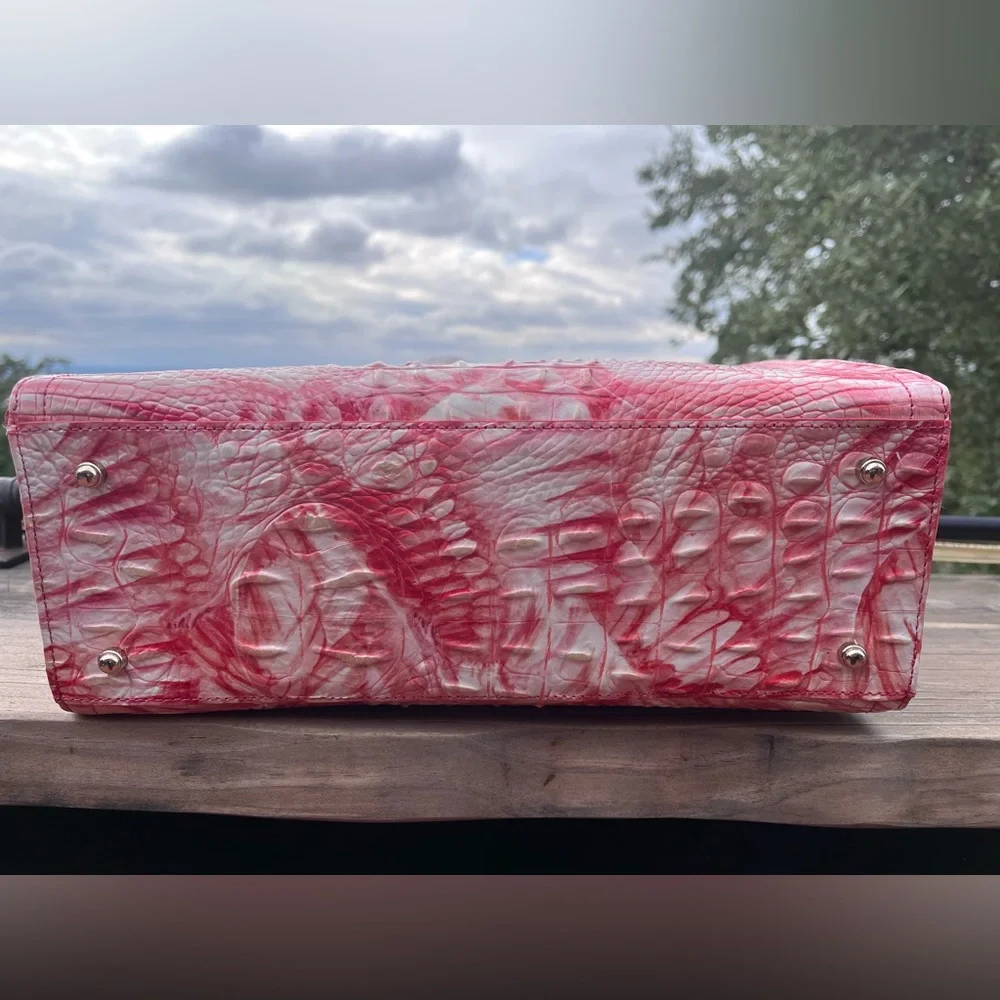 NWT Brahmin Monique Pink Flamingo Melbourne Tote